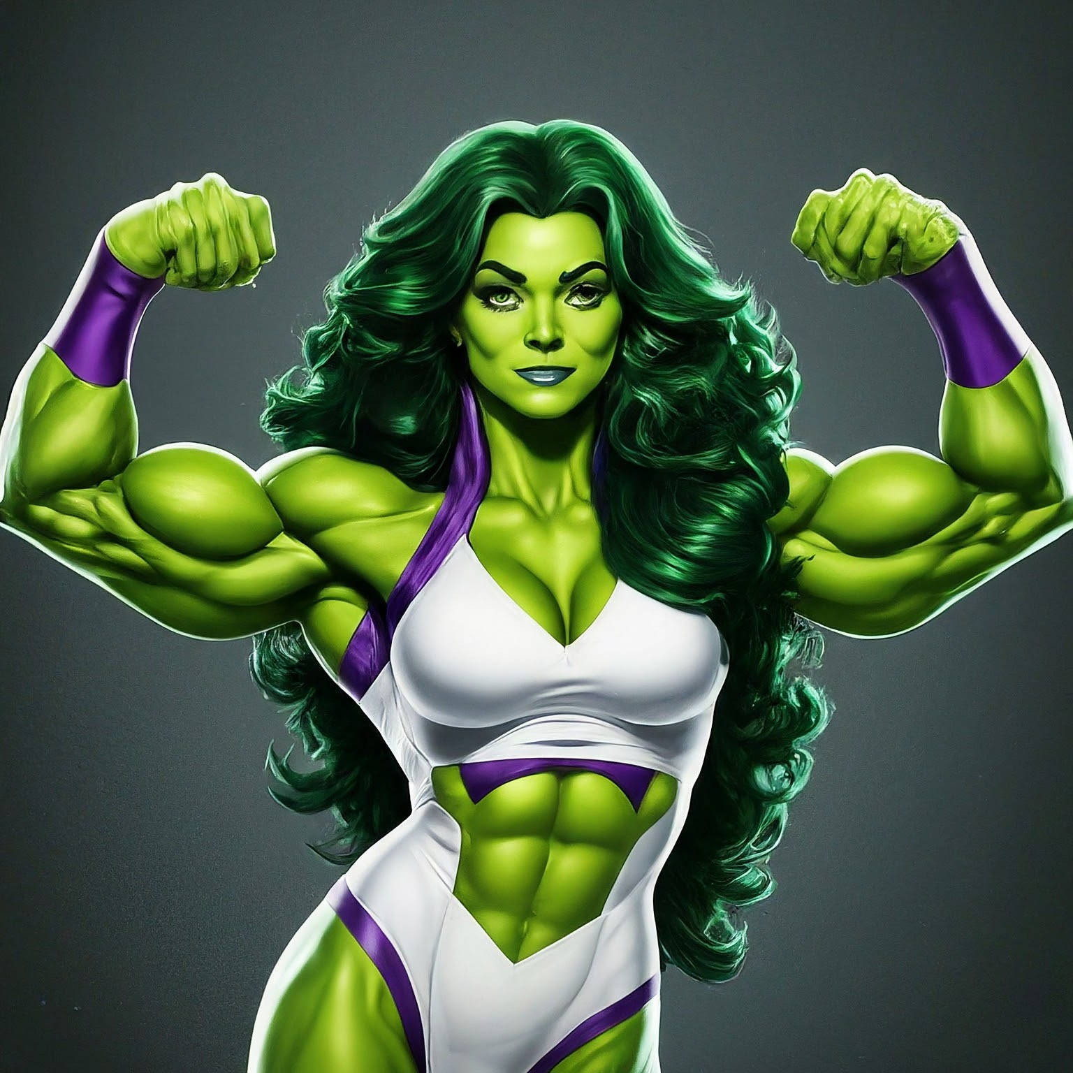 She-Hulk A.I. Art by Mister Squeezable